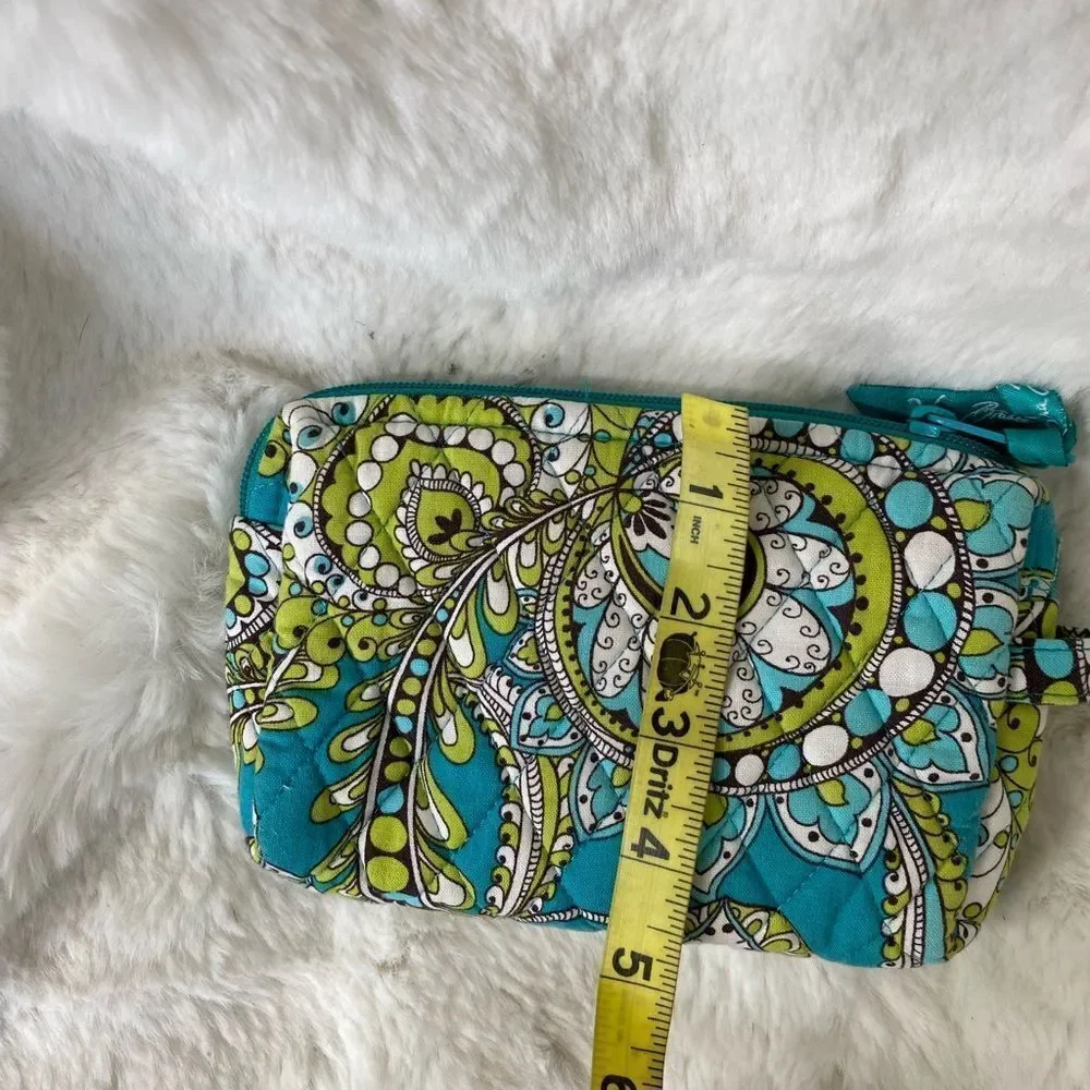 NEW Vera Bradley peacock cosmetic travel toiletry case